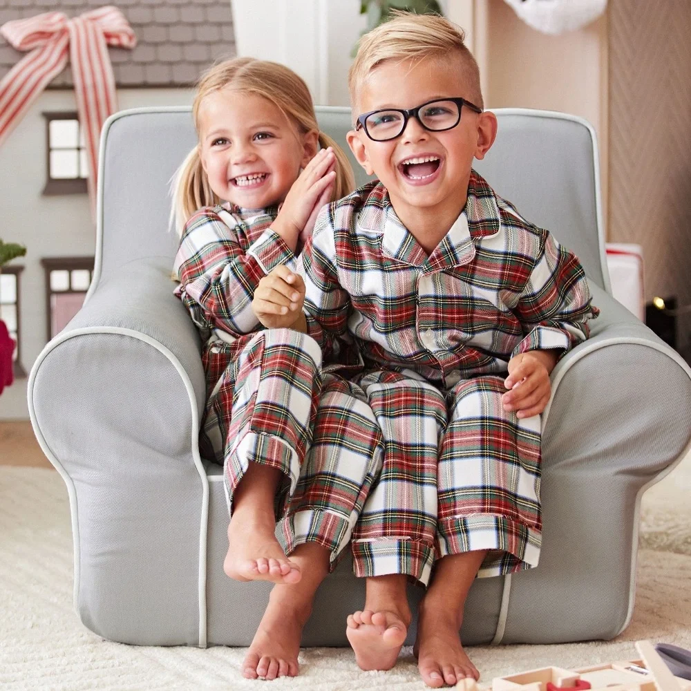 Stewart Plaid Flannel Pajama Set - PBK